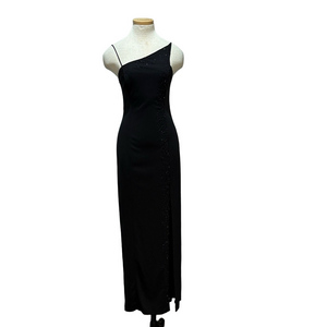 Niki sz 6 black formal beaded long dress